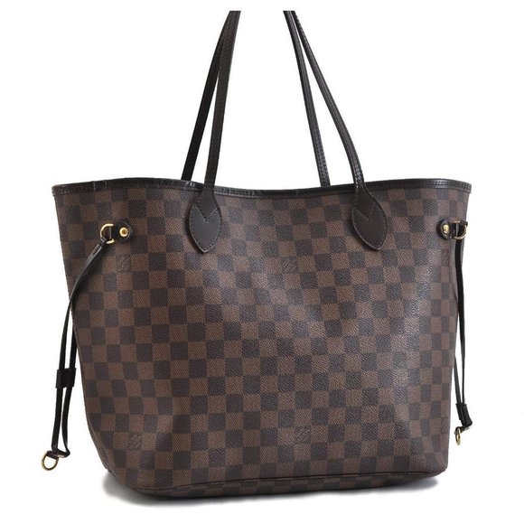Auth Louis Vuitton Neverfull Mm #45348L75B - Picture 1 of 12